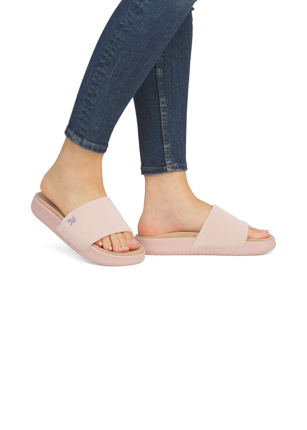 Slip-on sandals - light pink