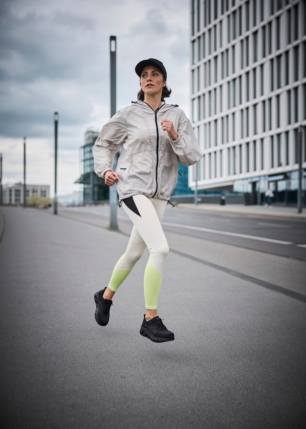 Joggingdojor med tjock sula - svart textil, svart sula, Rieker-TEX