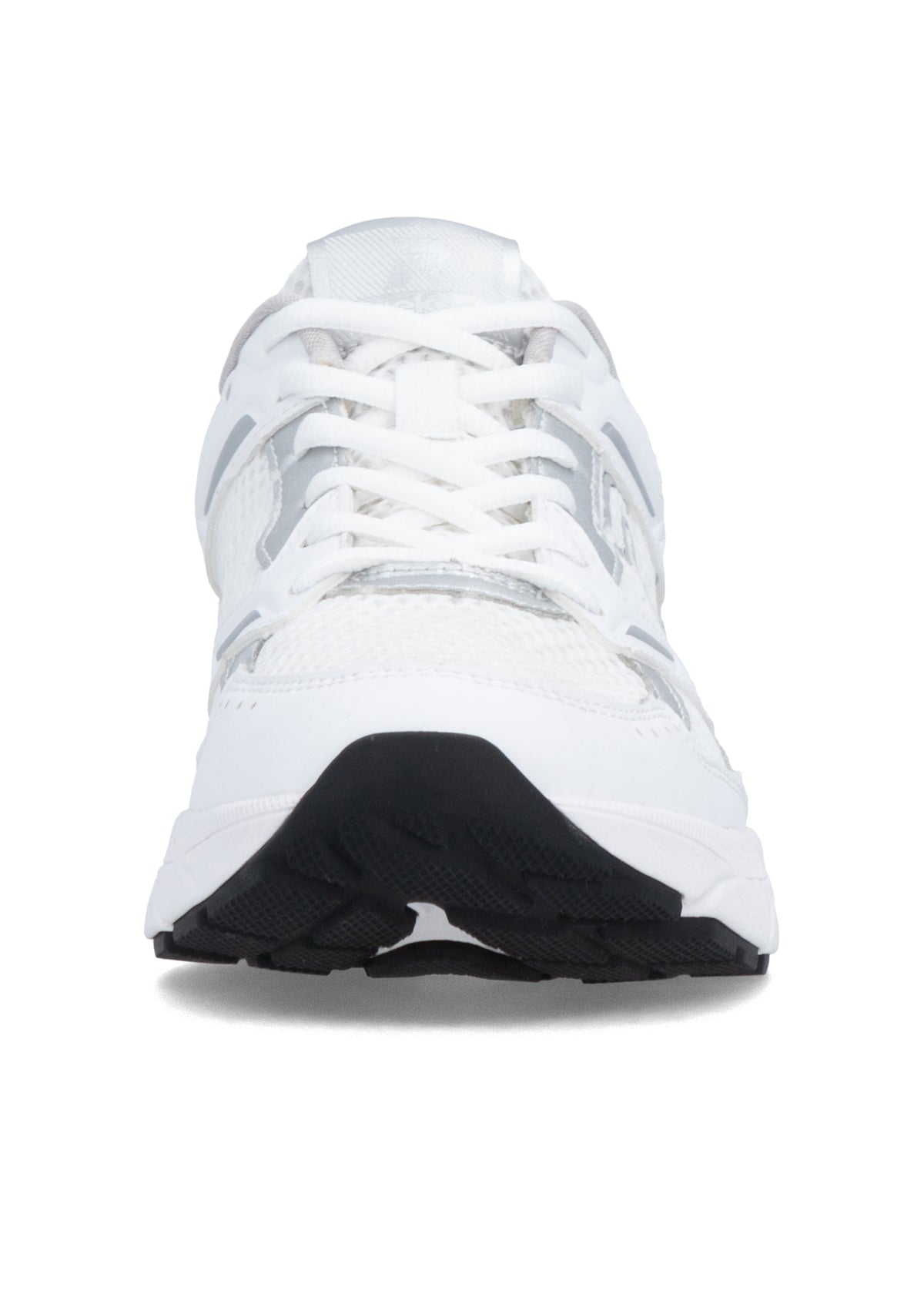 Sneakers - white, gray details, Foamtech