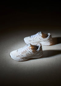 Sneakers - white, gray details, Foamtech