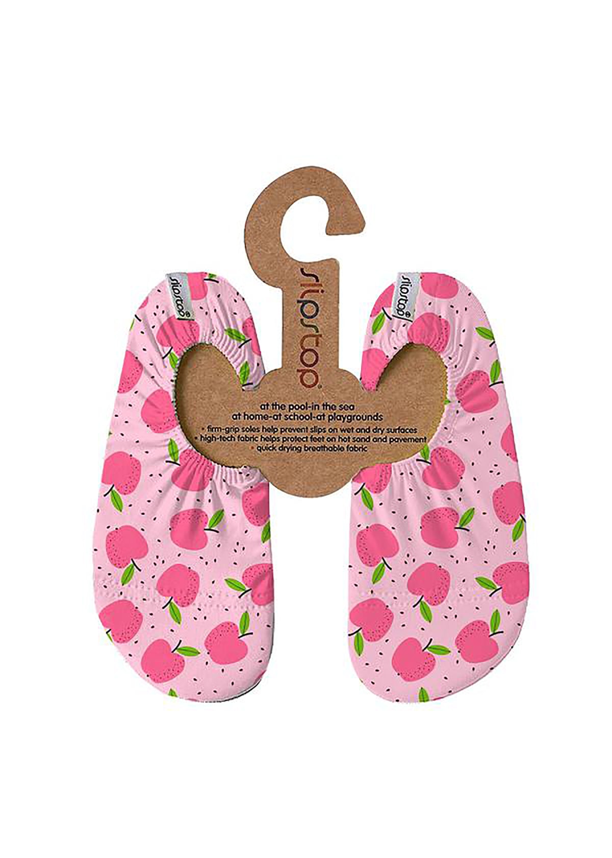 Children's slippers - Paddle, apple, pink