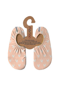 Children's slippers - Luz, heart, beige