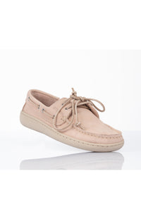 Purjehduskengät - vaaleanpunainen nahka, paljasjalkakengät