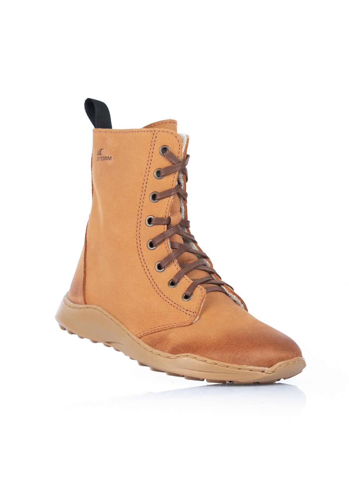 Paljasjalkakengät - Gale-talvikengät, konjakinruskea nahka