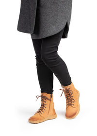 Paljasjalkakengät - Gale-talvikengät, konjakinruskea nahka