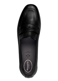 Loafers - black leather