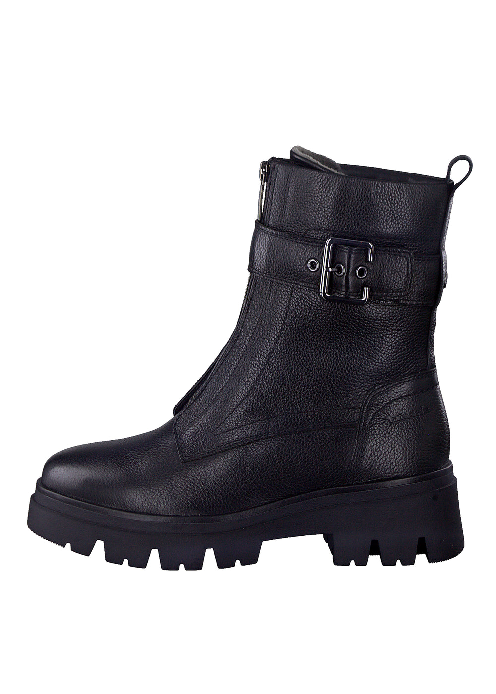 Ankle Boots Tamaris Boots Lack Ankle Boots With Thick Sole Black