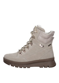 Winter ankle boots - beige, tex membrane