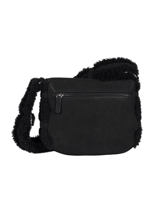 Naisten olkalaukku - musta, Neela Saddle Bag