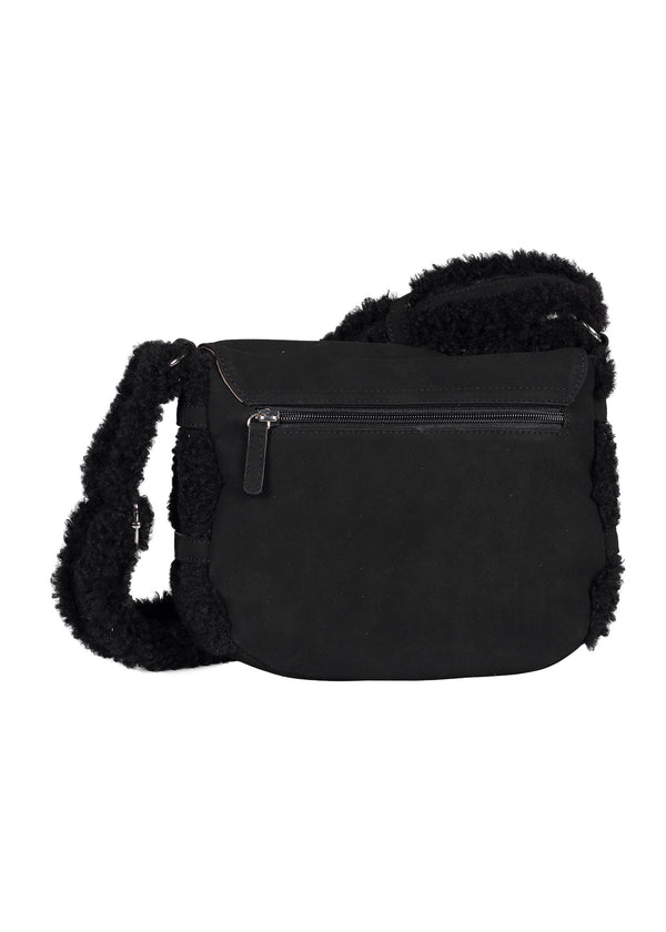 Naisten olkalaukku - musta, Neela Saddle Bag