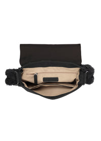 Naisten olkalaukku - musta, Neela Saddle Bag