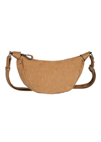 Naisten olkalaukku - vaaleanruskea sametti, Liriel Cross Bag
