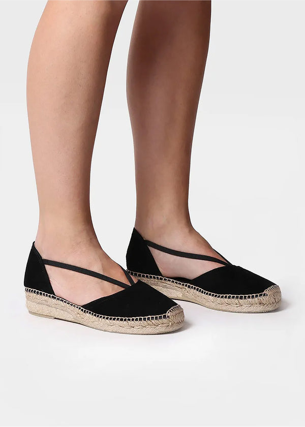 Espadrilles - Erla-A, black leather