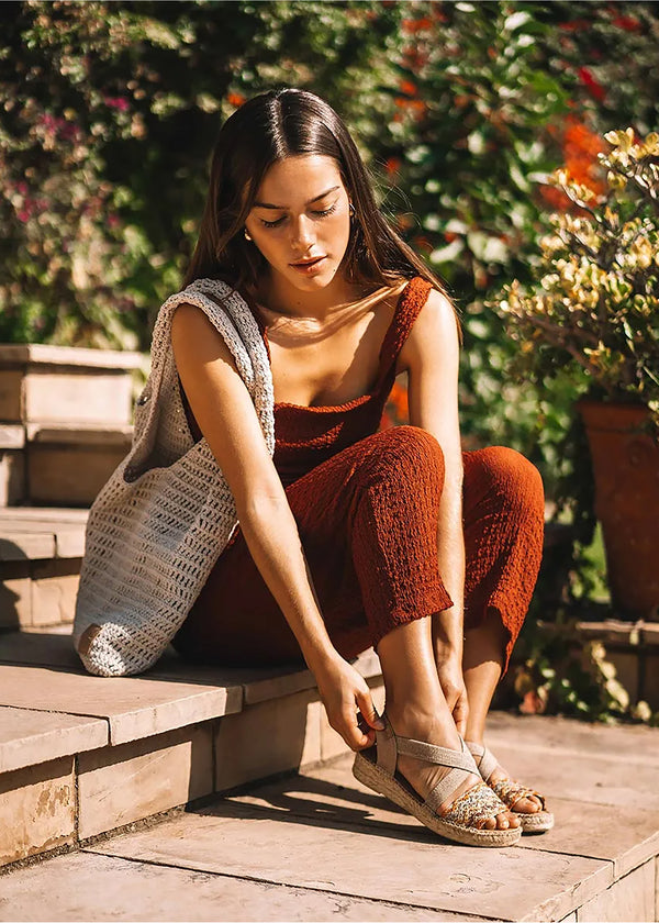 Damaxelväska - Goia, naturvit, vegansk