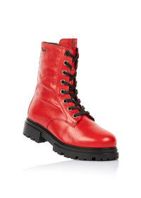 Maiharit - Sanni, punainen nahka, leveä lesti