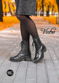 Ankle boots - Lumi, black leather