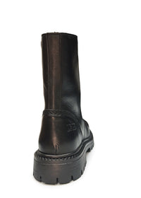 Ankle boots - black leather