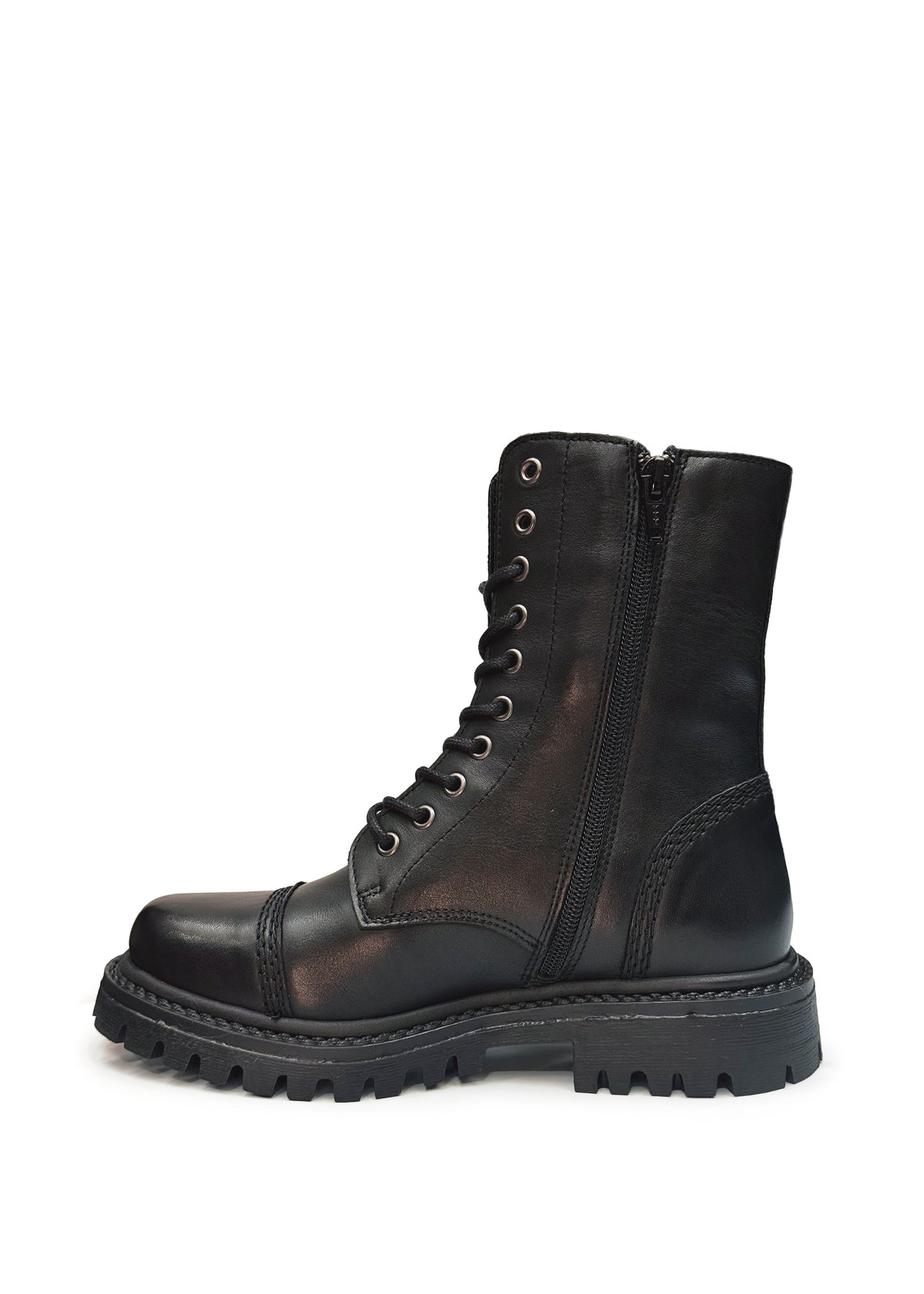 Ankle boots - black leather
