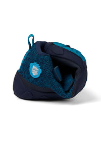 Barfotaskor för barn - Happy Knit Bear, mellansäsongsskor med TEX-membran - blå