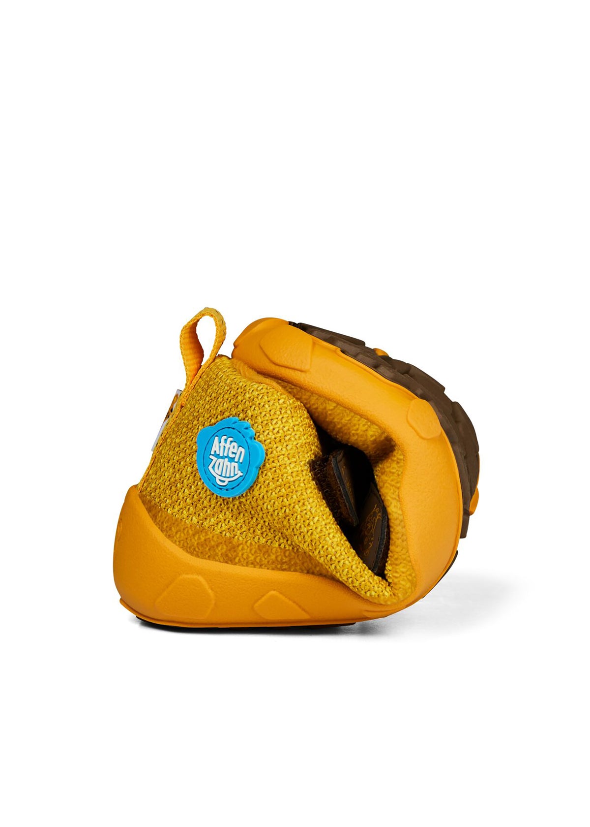 Barfotaskor för barn - Happy Knit Tiger, mellansäsongsskor med TEX-membran - gul