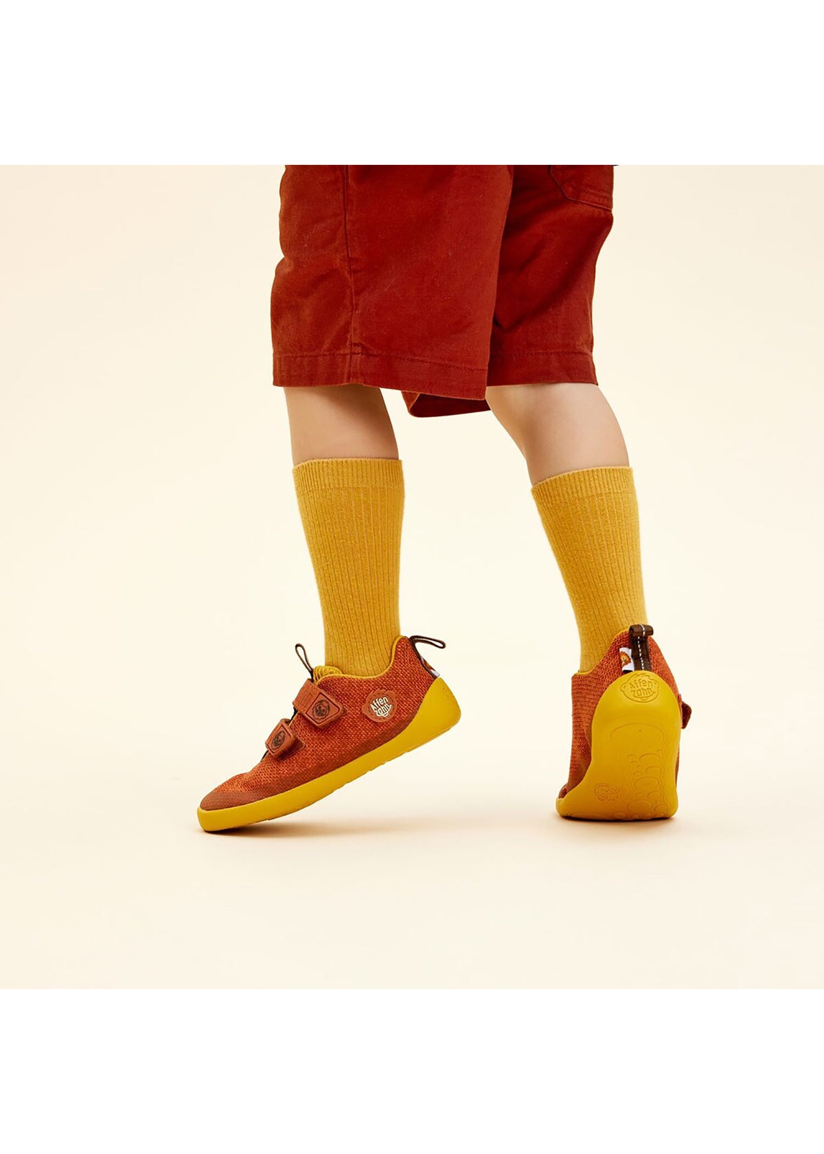 Barfotasneakers för barn - Knit Happy, Lion