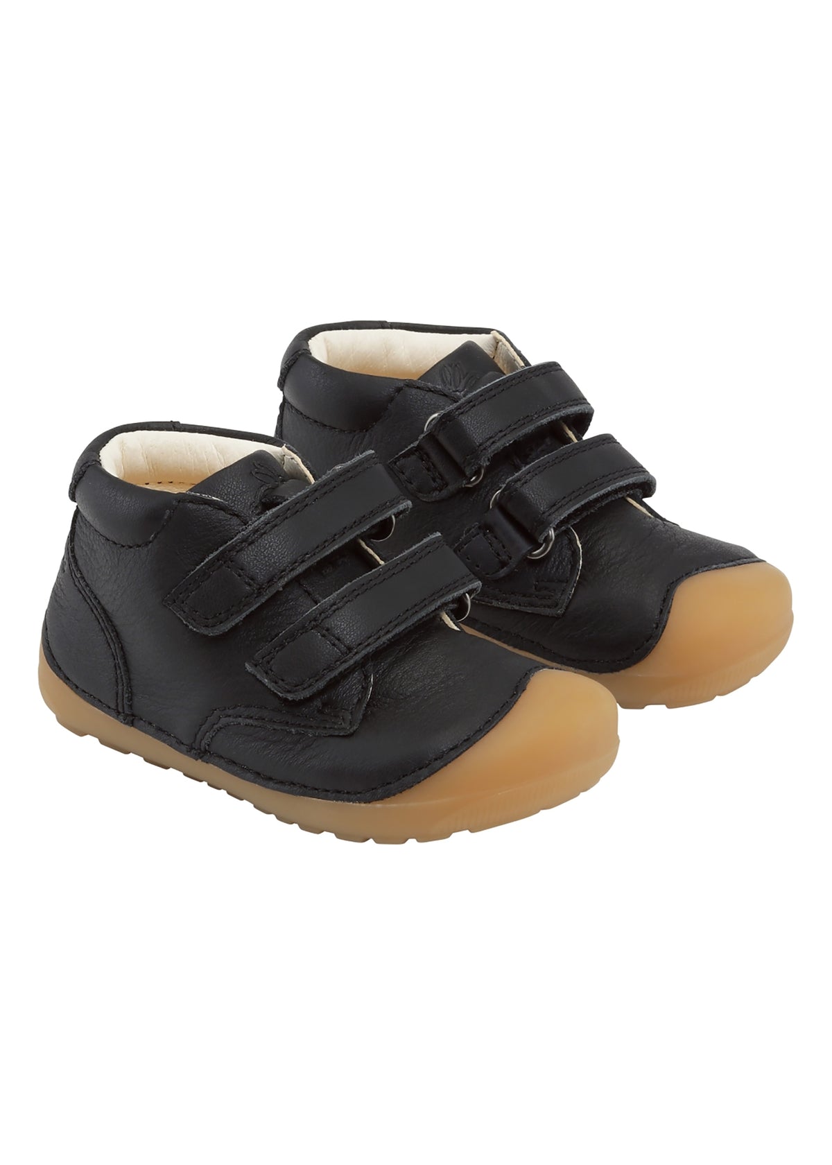 Lasten tarratennarit - Petit Velcro, musta, Bundgaard Zero Heel