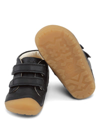 Lasten tarratennarit - Petit Velcro, musta, Bundgaard Zero Heel