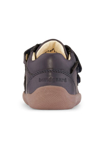 Kardborrsneakers för barn med TEX-membran - The Walk Velcro Tex, mörkblå, Bundgaard Zero Heel