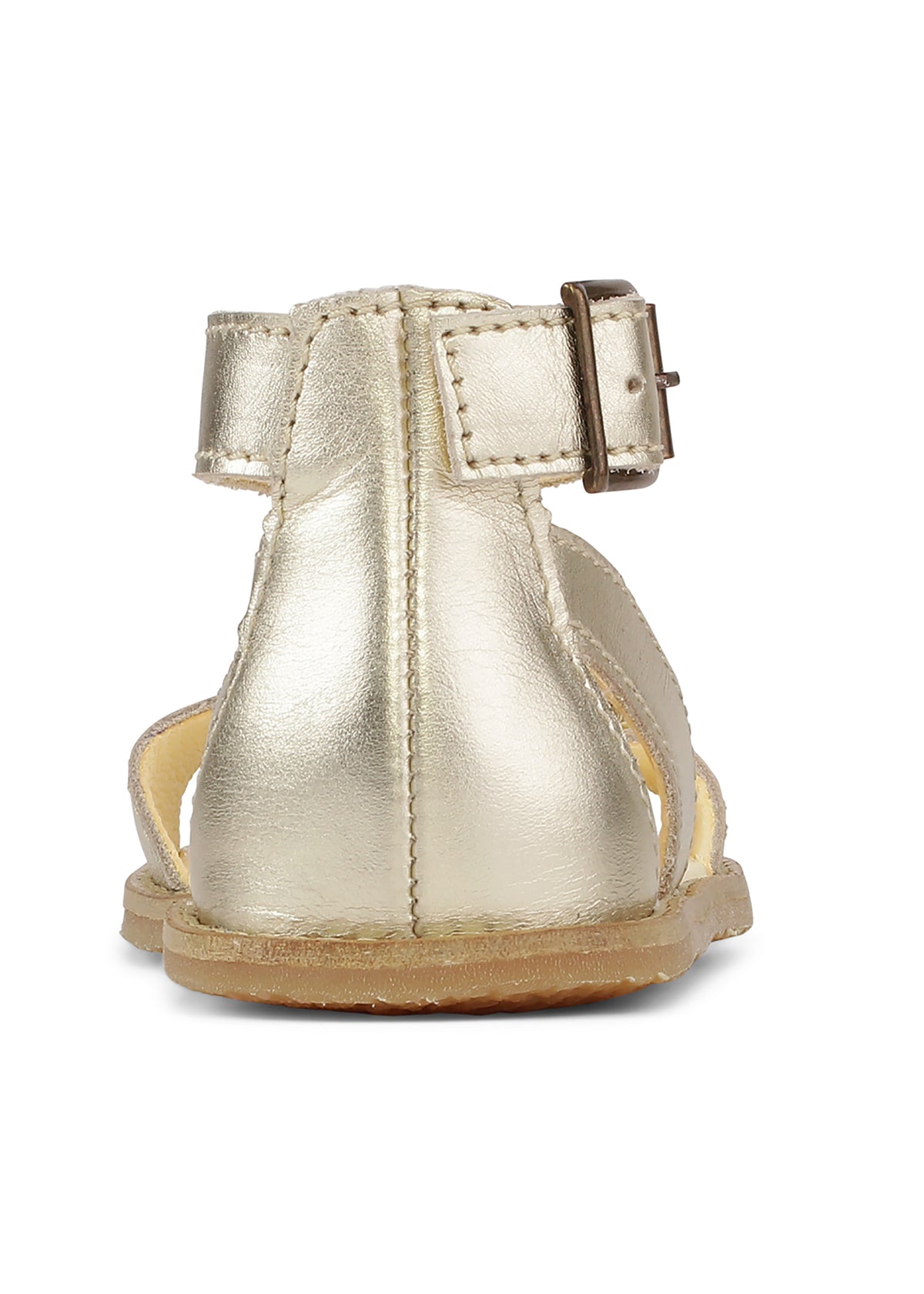Children's sandals - Sheila, light gold, Bundgaard Zero Heel