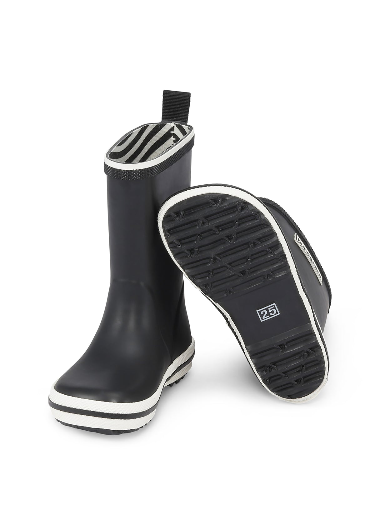 Rubber boots - black, Bundgaard Zero Heel