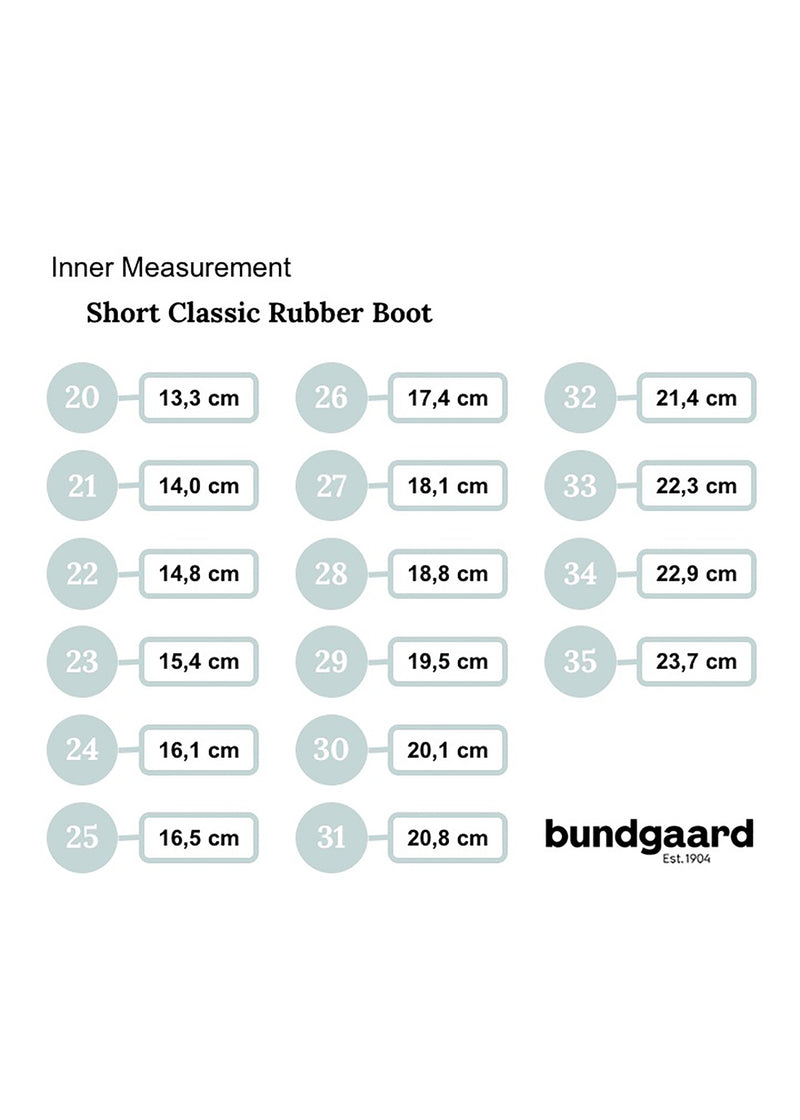 Rubber boots - short shaft, dark blue, Bundgaard Zero Heel