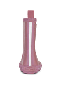 Rubber boots - pink glitter, Bundgaard Zero Heel