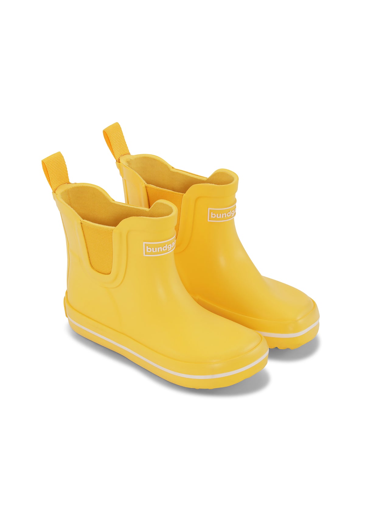 Wellies - short shaft, yellow, Bundgaard Zero Heel
