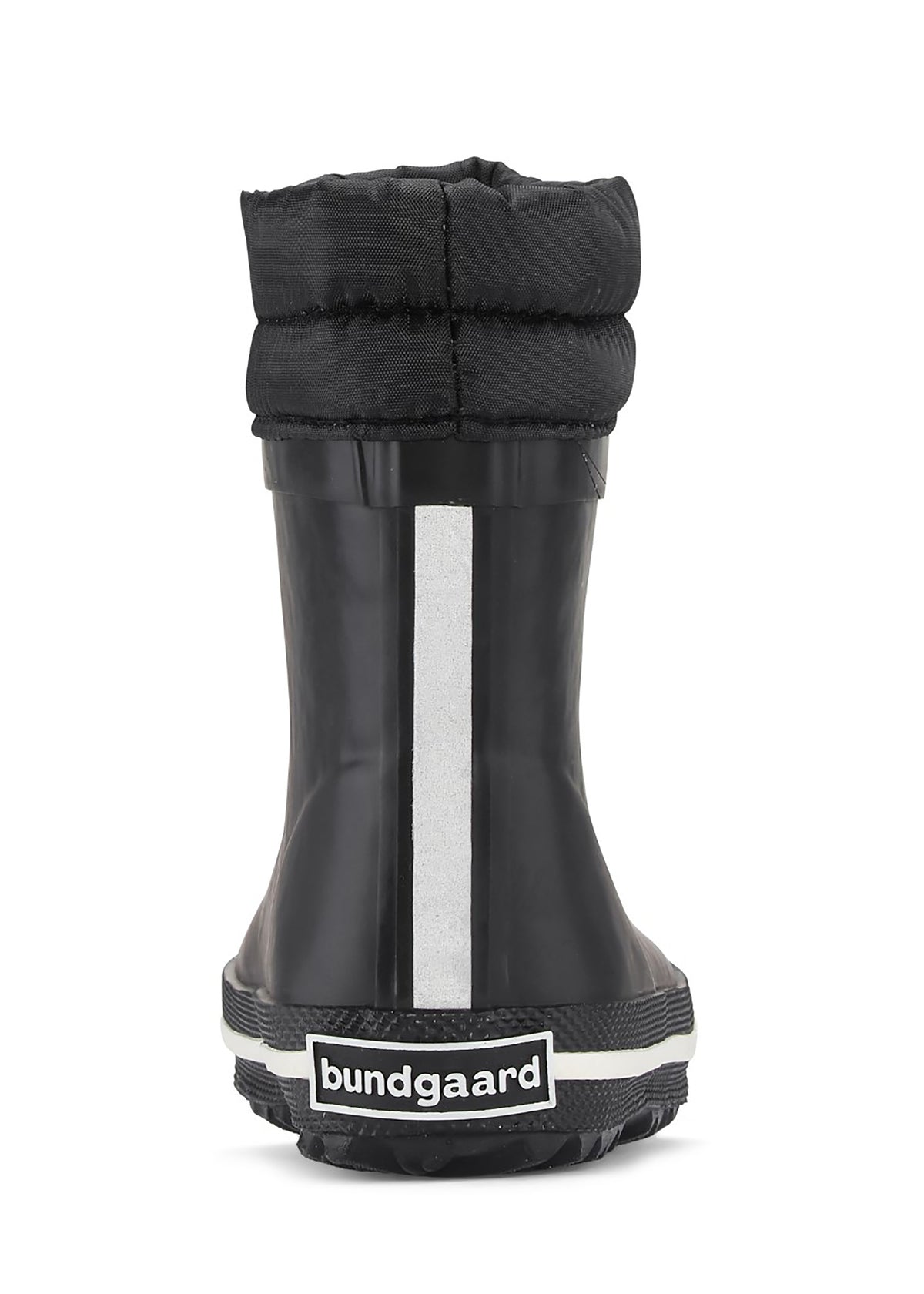 Rubber boots with a warm lining - black, short shaft, drawstrings, Cirro Low Warm