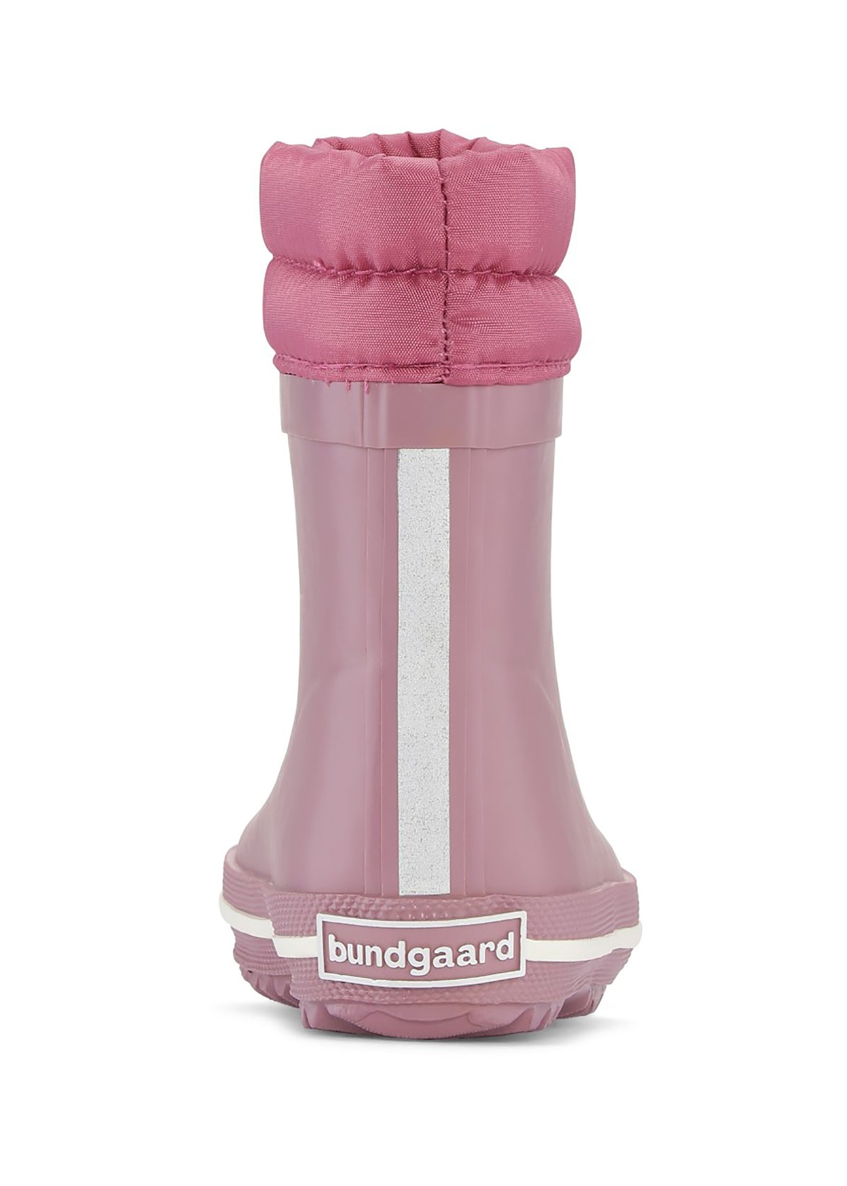 Rubber boots with a warm lining - dark pink, short shaft, drawstrings, Cirro Low Warm