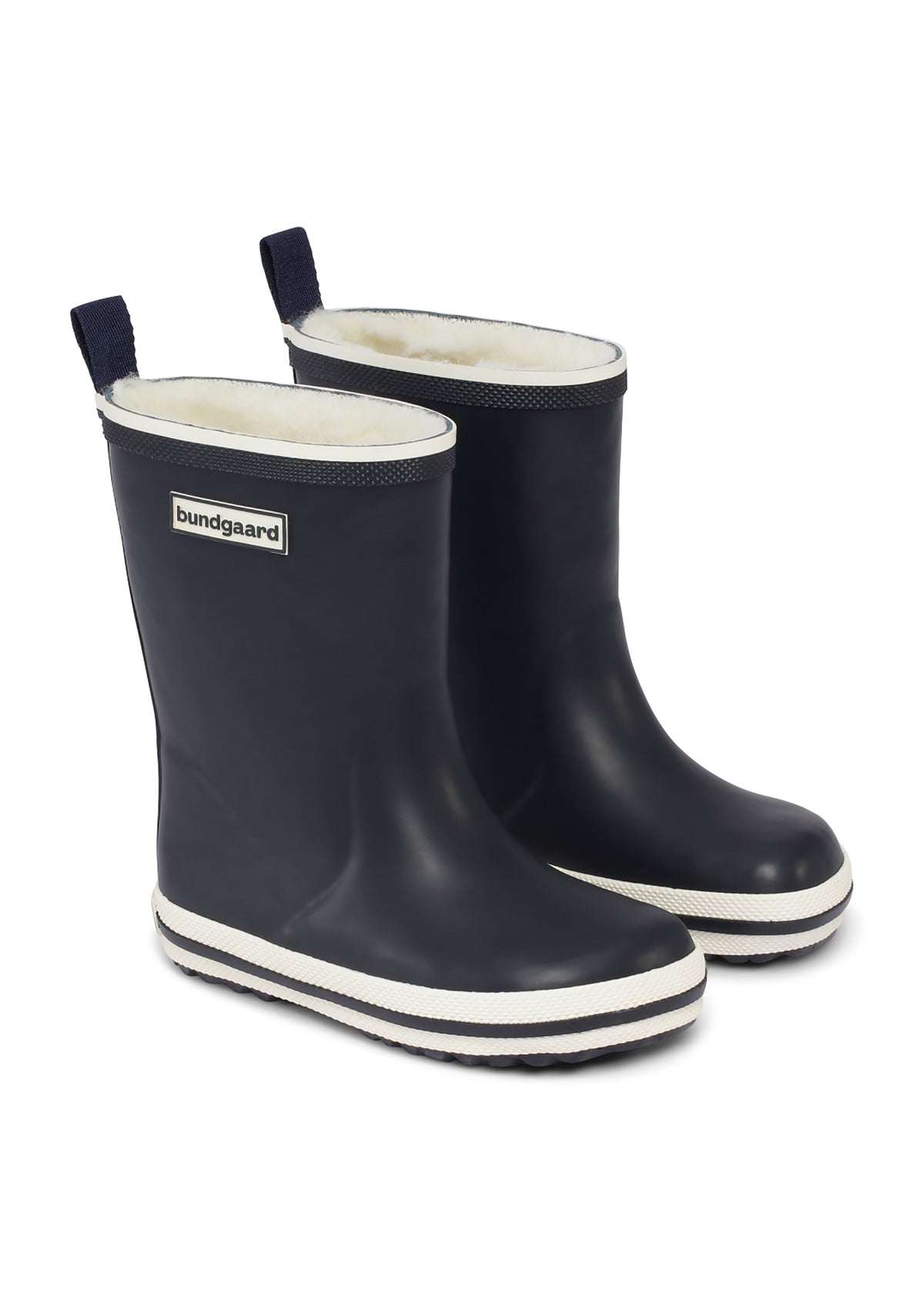 Rubber boots with a warm lining - dark blue, Charly High Warm