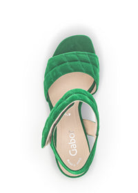 Sandaletit tolppakorolla - vihreä