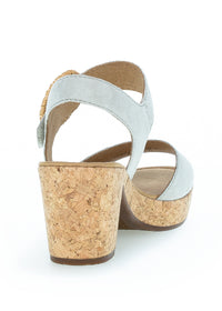 Sandaalit tolppakorolla - mintunvihreä, solkikoriste