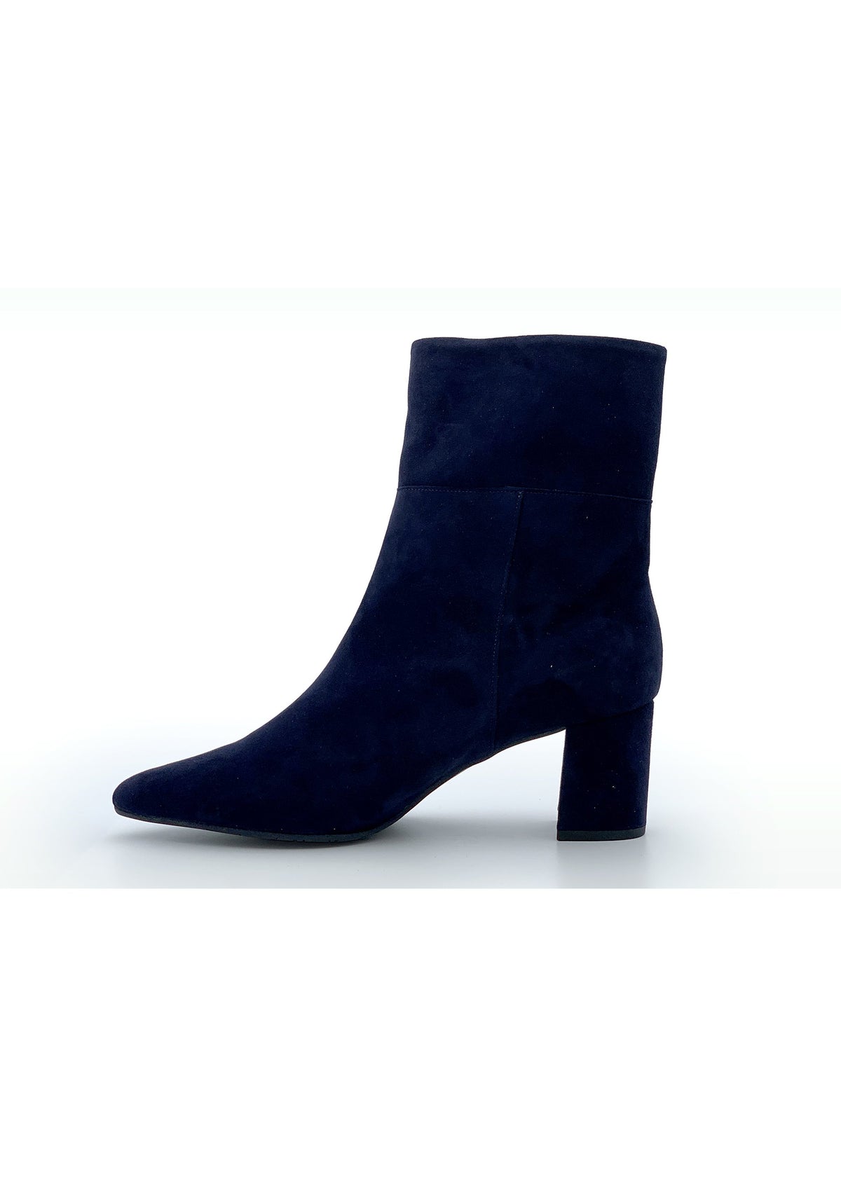 Ankle boots with stud heel - dark blue