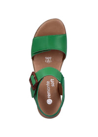 Sandaalit tolppakorolla - vihreä