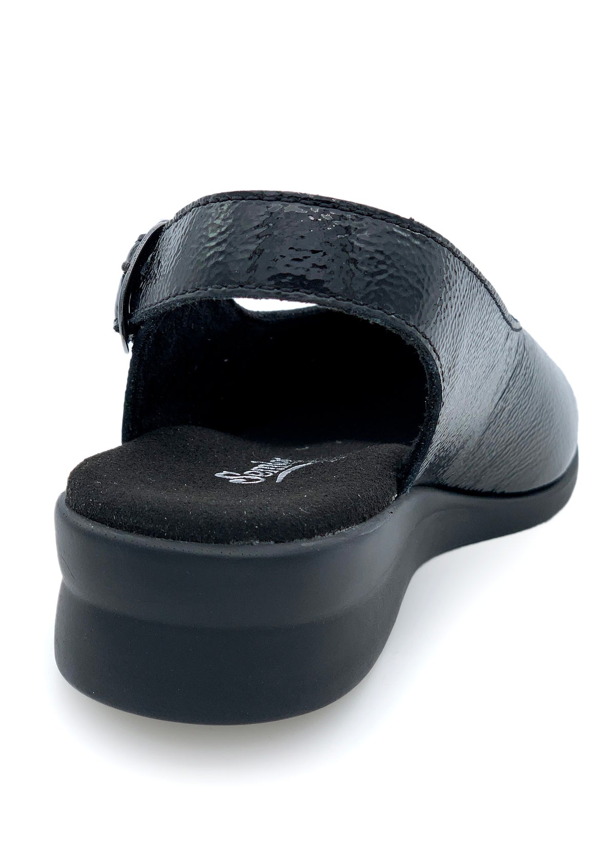 Sandaalit - musta kiiltonahka