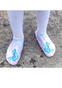 Children's slippers - Curly, pink, unicorn