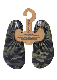 Children's slippers - Army, dark green terrain pattern